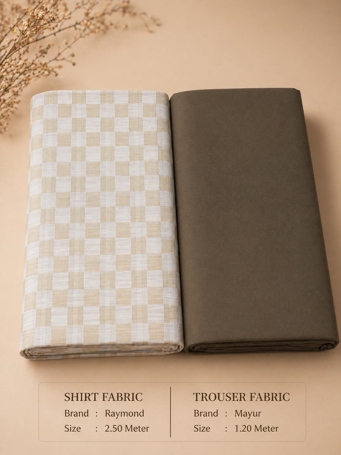 Raymond shirt with Mayur Trouser