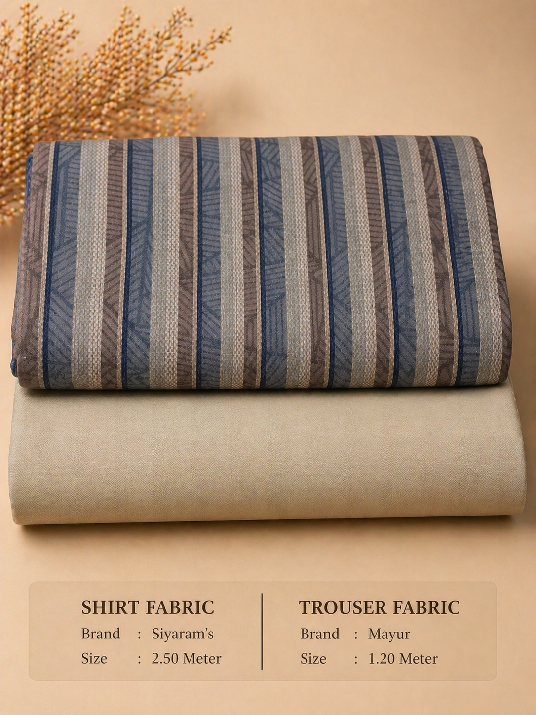 Siyaram's shirt with Mayur trouser