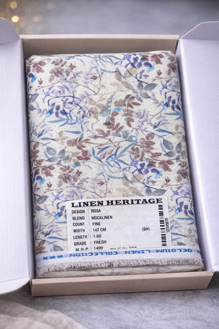 Linen Heritage Premium Floral Shirt Fabric