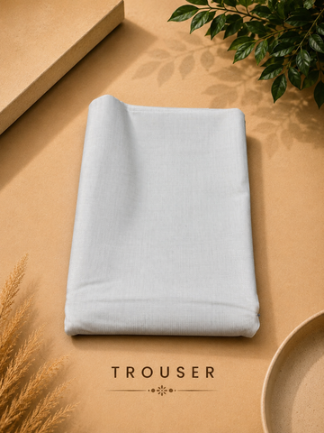 Premium Men's Shirt & Trouser Fabric Combo – 2.40M Shirt & 1.20M Trouser | Unstitched Formal Fabric