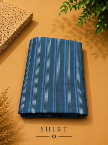 Premium Men's Shirt & Trouser Fabric Combo – 2.40M Shirt & 1.20M Trouser | Unstitched Formal Fabric
