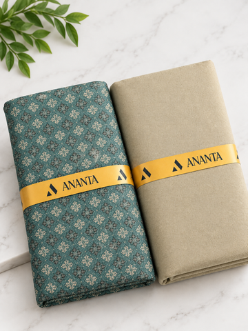 ANANTA Premium Shirt & Suiting Fabric Combo – Elegant Design