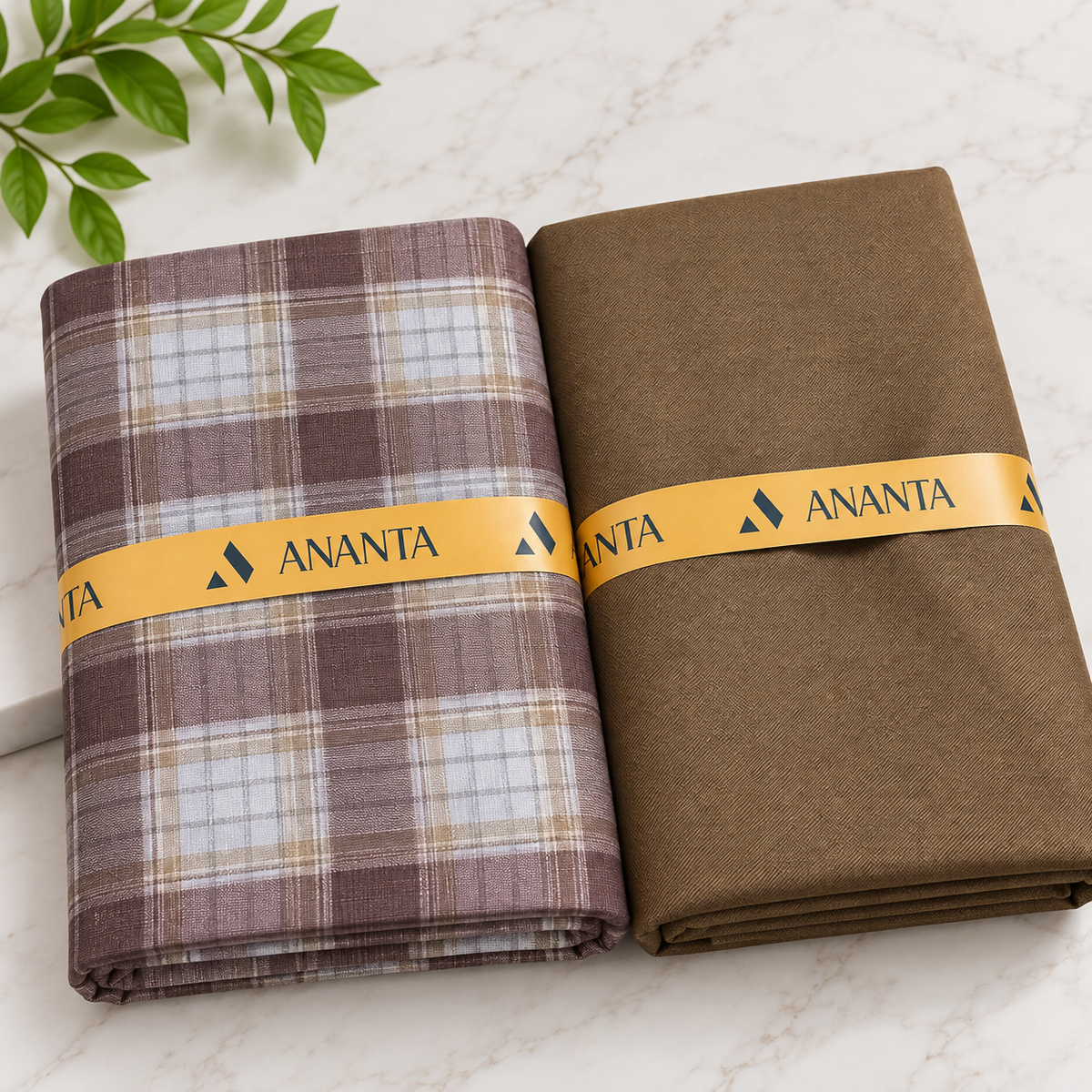 ANANTA Premium Shirt & Suiting Fabric Combo – Elegant Design