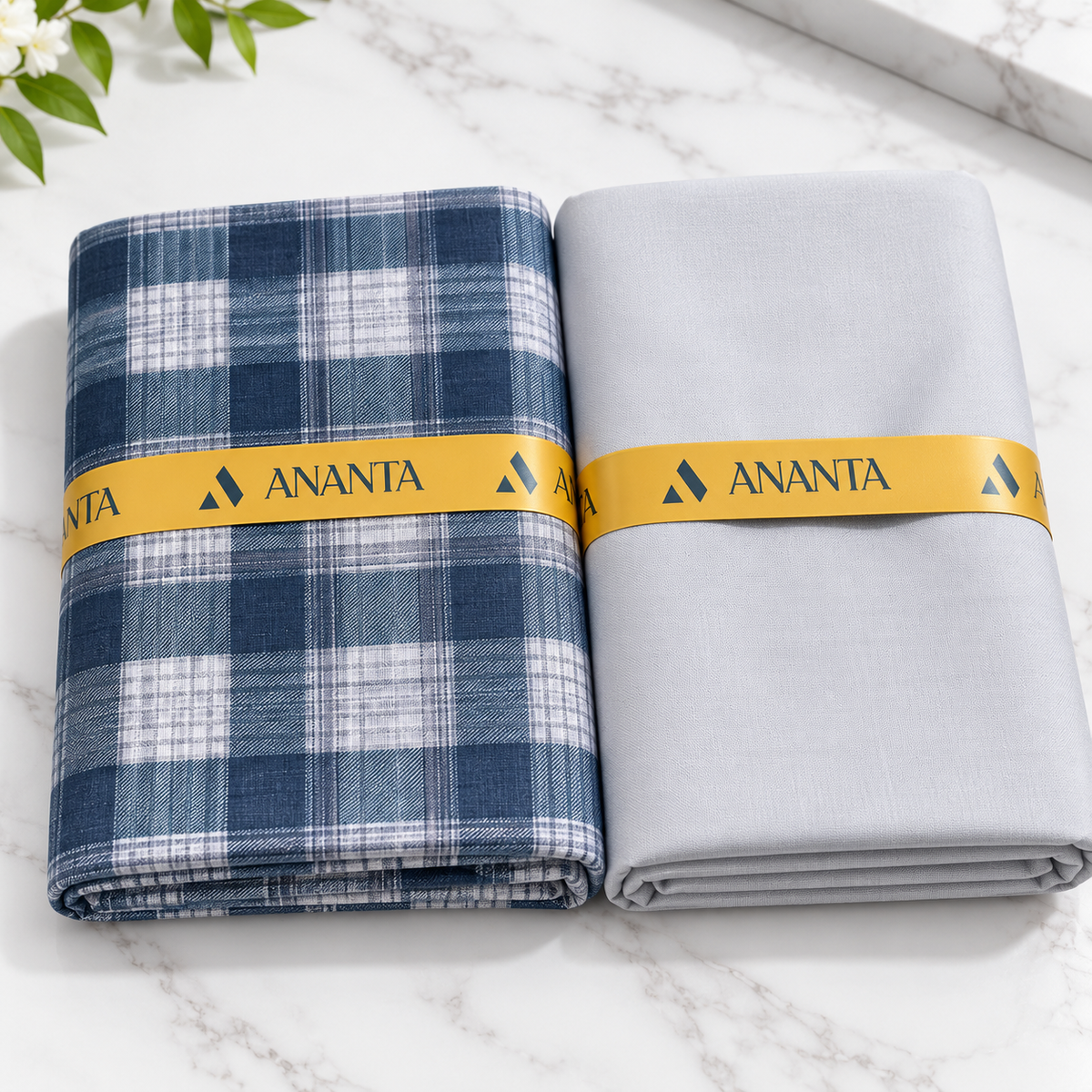 ANANTA Premium Shirt & Suiting Fabric Combo – Elegant Design