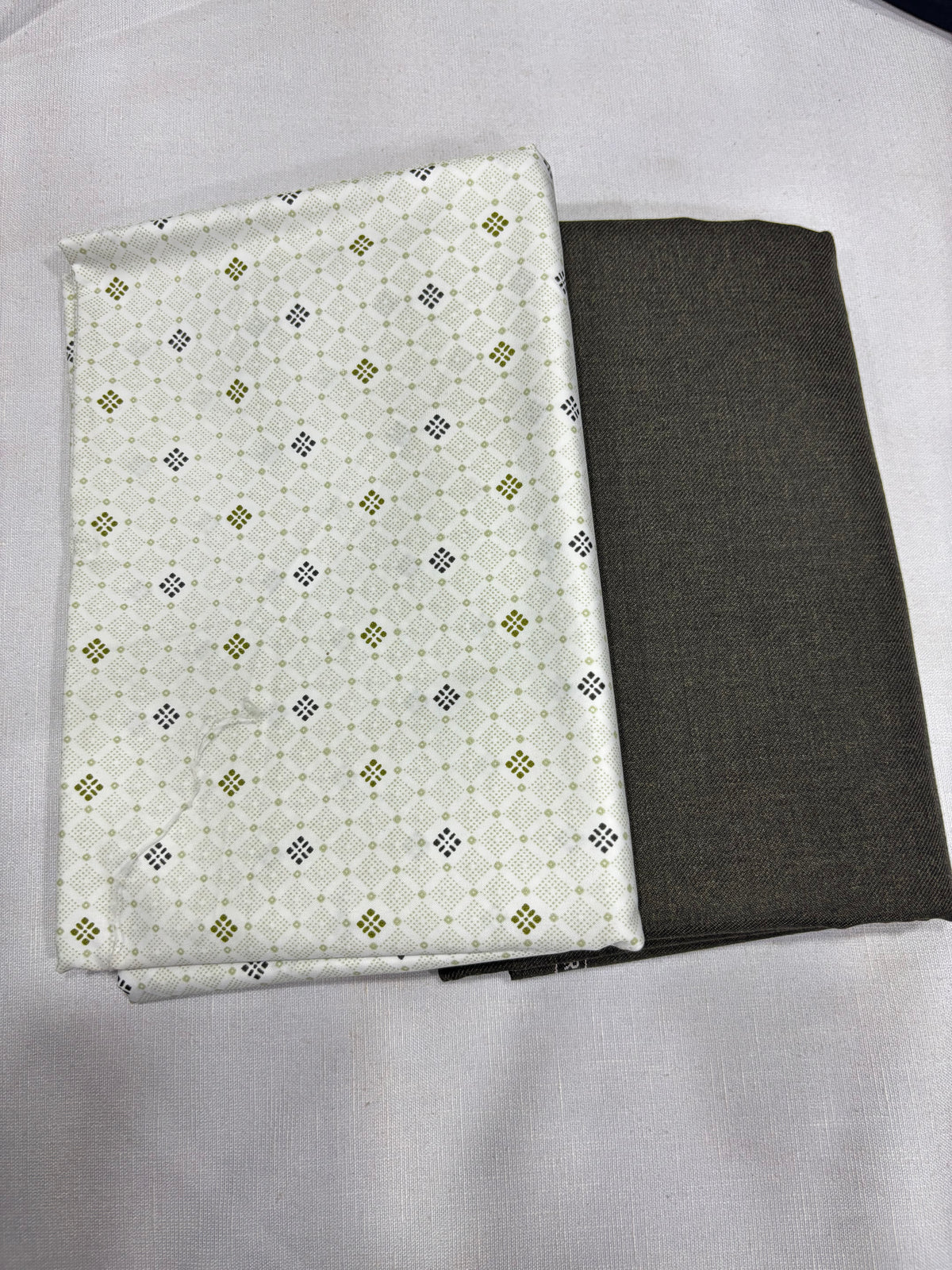 Bandhan Unstitched Fabric Combo Pack for Shirt & Pant