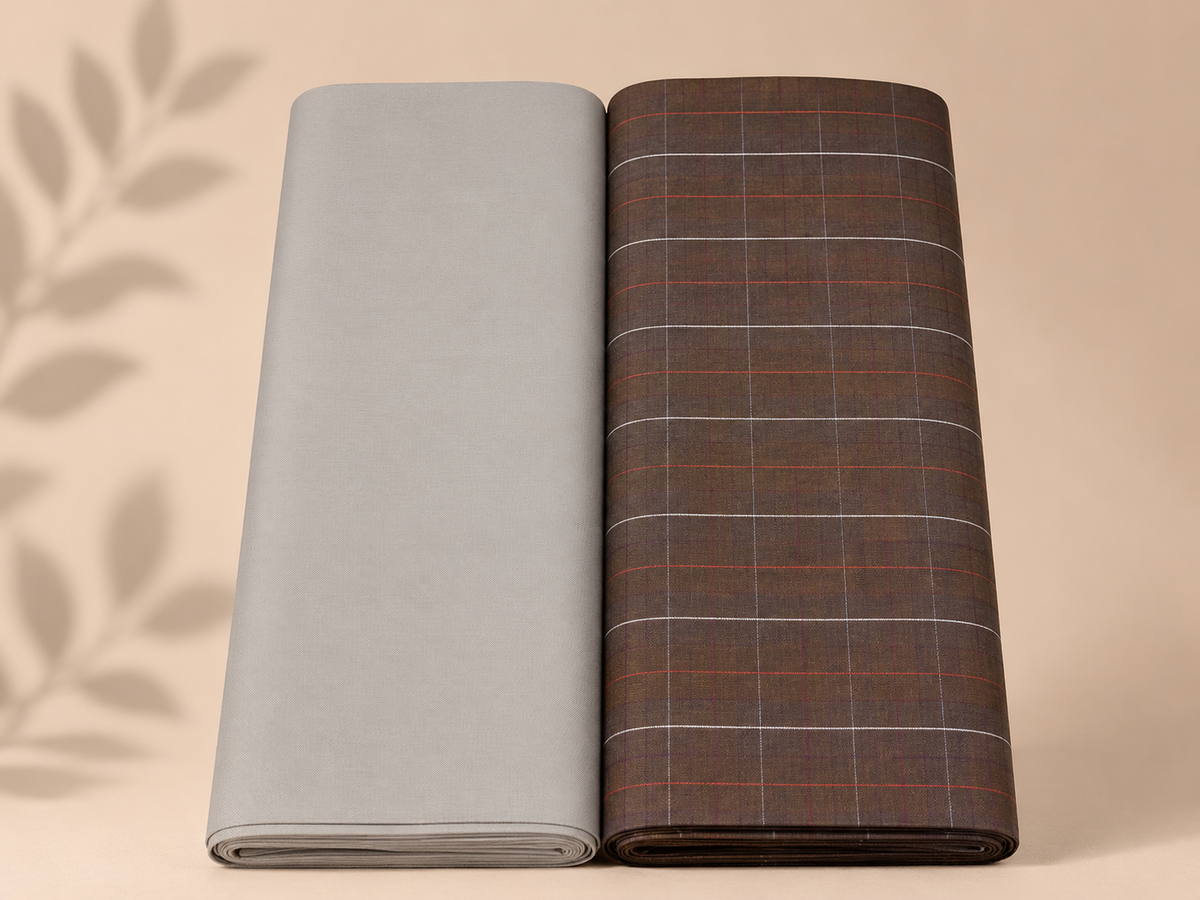 Raymond shirt with Arvind trouser