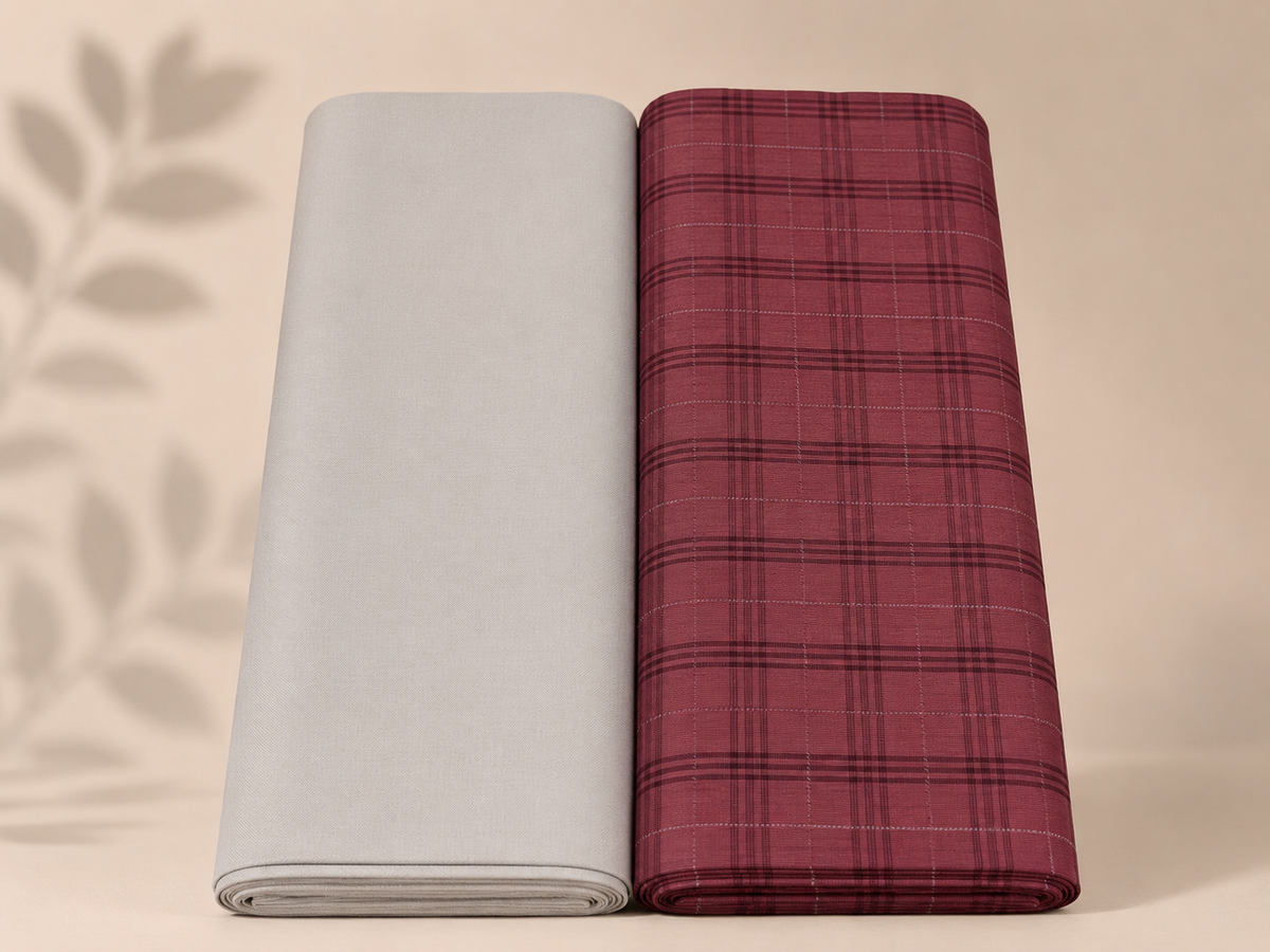 Raymond shirt with Arvind trouser