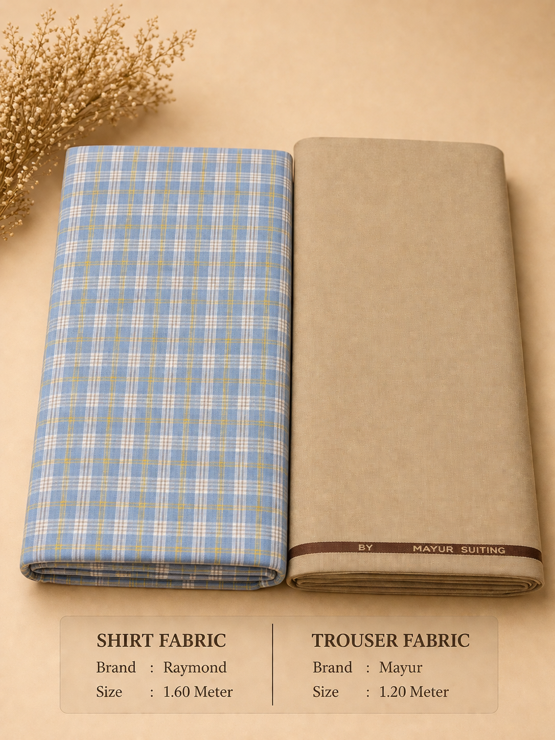 Raymond shirt with Mayur Trouser