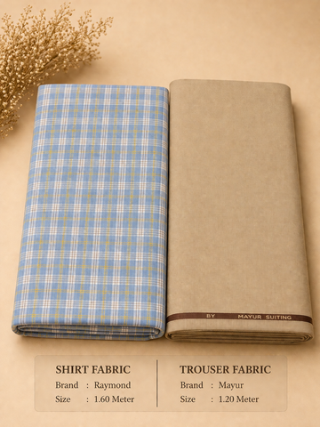 Raymond shirt with Mayur Trouser