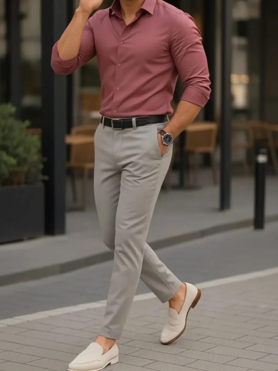 Giza Cotton Shirt & Trouser Unstitched Fabric Set