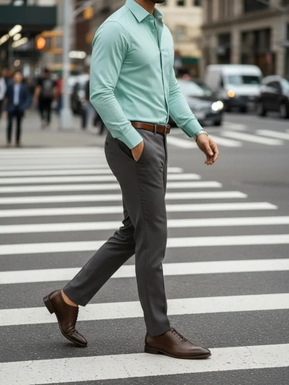 Giza Cotton Shirt & Trouser Unstitched Fabric Set