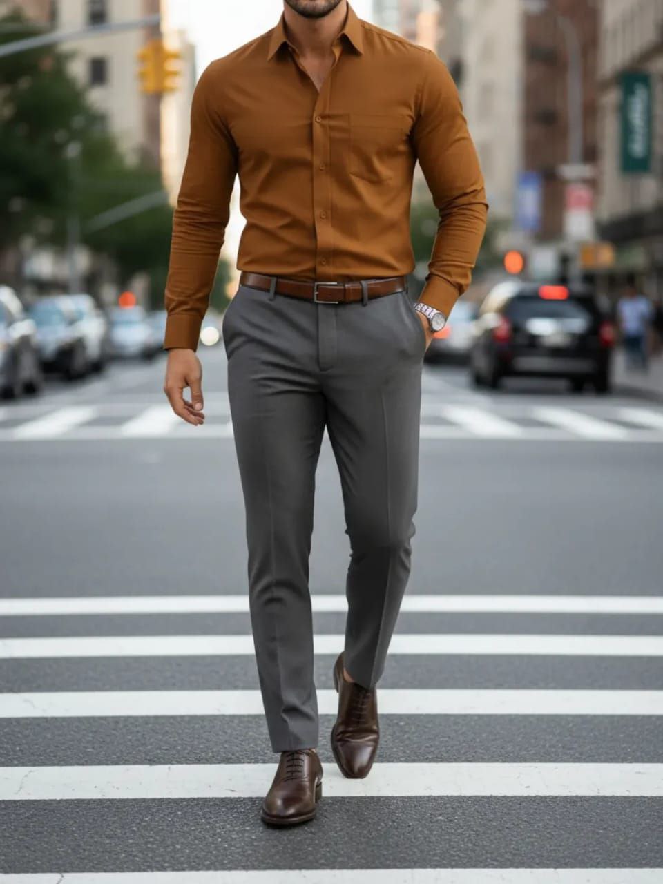 Giza Cotton Shirt & Trouser Unstitched Fabric Set