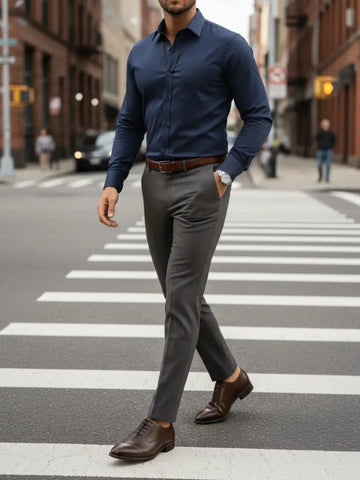 Giza Cotton Shirt & Trouser Unstitched Fabric Set