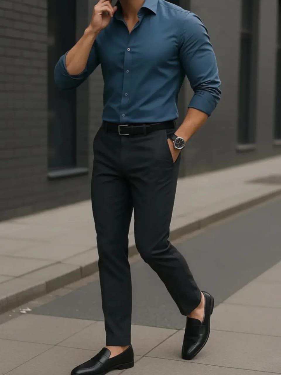 Giza Cotton Shirt & Trouser Unstitched Fabric Set