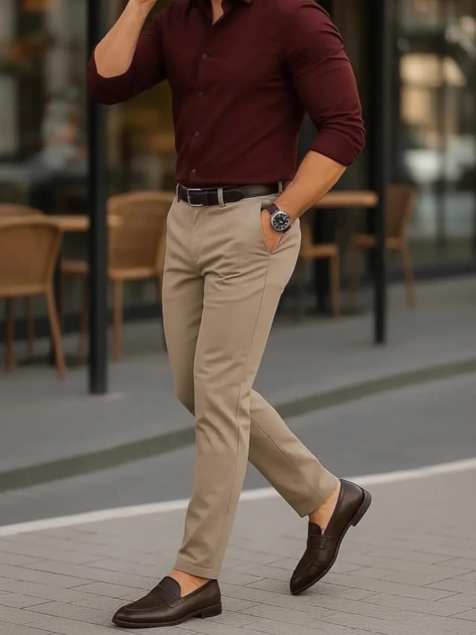 Giza Cotton Shirt & Trouser Unstitched Fabric Set